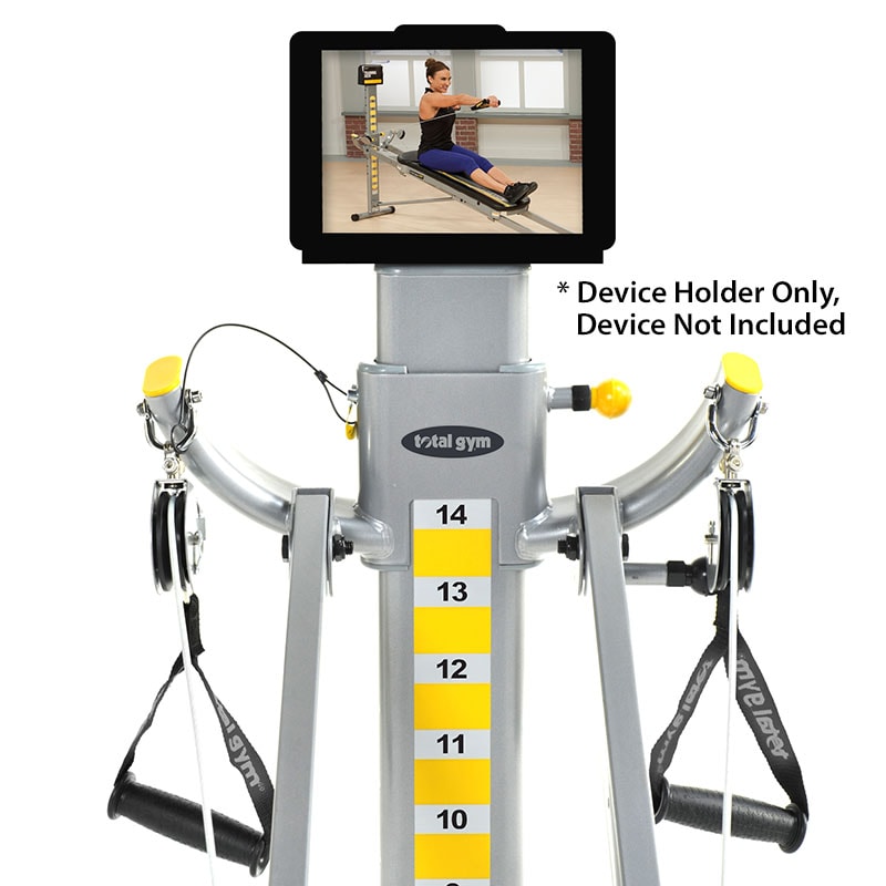 Total Gym device holder